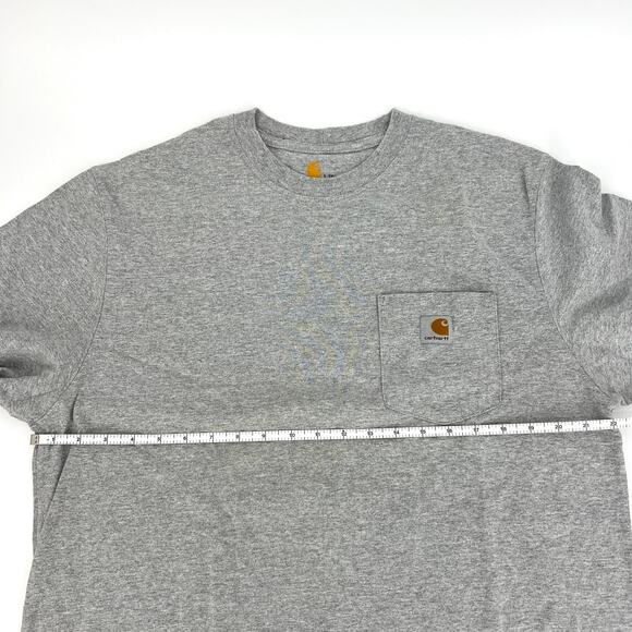Carhartt Gray Pocket T Shirt Original Fit Mens Size L - Picture 2 of 7